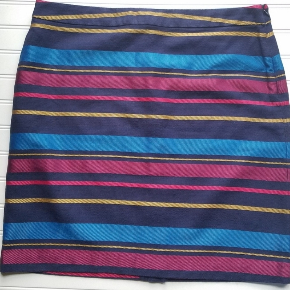 Tommy Hilfiger Pencil Skirt Sz 14 Striped